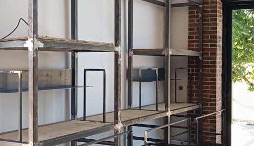 3 Tiroirs metalliques sur une structure déjà existante à Champrond en gatine (28)