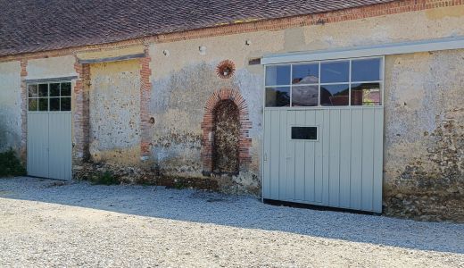 3 Portes de Hangar en Acier peintes à Chateauneuf en Thymerais (28)
